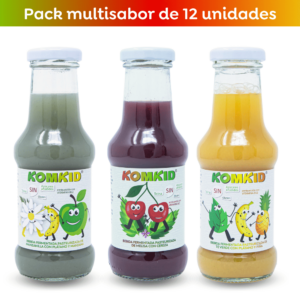 Pack multisabor 12 unidades KOMKID